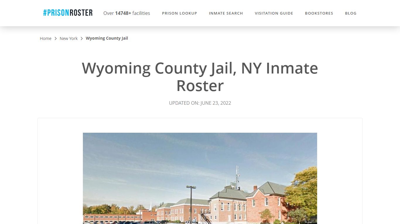 Wyoming County Jail, NY Inmate Roster - Prisonroster